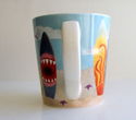 2010 Starbucks Coffee Hawaii Surfboard Beach Mug