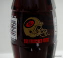 Coca-Cola Bottle San Francisco 49ers 5 Time Super 