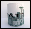 2002 Skyline Series Mug Starbucks Barista Seattle