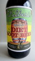 Filberts Old Time Quality Diet Root Beer Glass Bot