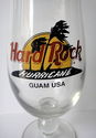 Hard Rock Cafe Guam USA Hurricane Glass Black Circ