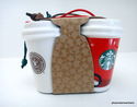 2011 Christmas Ornament Happy Holidays Coffee Cup 