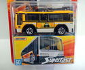 2006 Matchbox Superfast City Yellow Bus No 60