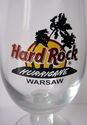 Hard Rock Cafe Warsaw,Poland Hurricane Glass Red C