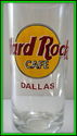 Hard Rock Cafe Dallas Red Letters Shot Glass