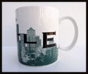 2002 Skyline Series Mug Starbucks Barista Seattle