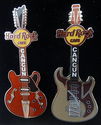 Hard Rock Cafe Cancun Boxed Set of 10 Wall Guitars