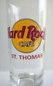 Hard Rock Cafe St Thomas Red Letters Shot Glass