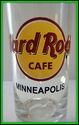 Hard Rock Cafe Minneapolis Red Circle Shot Glass