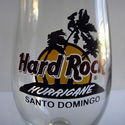 Hard Rock Cafe Santo Domingo Hurricane Glass Red C