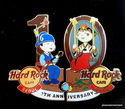 Seoul Hard Rock Cafe 10th Anniversary Two Pin Set 