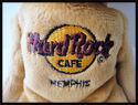 Hard Rock Cafe Memphis Brown Isaac Bear w/Tag 1st 