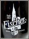 Brasserie Fischer d'Alsace Footed Pilsner Beer Gla