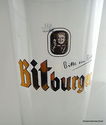 Bitburger Brewery Germany Pilsner Beer Glass 0.5L