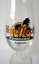 Hard Rock Cafe Amman,Jordan Hurricane Glass Black 