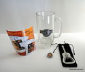 Hard Rock Beer 1998 Promotion Kit Mug, Pin, Bottle