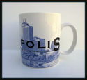 2002 Skyline Series Mug Starbucks Barista Minneapo