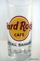 Hard Rock Cafe Nassau Bahamas Shot Glass Red Circl