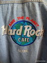 Vintage Denim Jean Jacket Hard Rock Cafe Seoul Sav