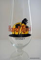 Hard Rock Cafe Sydney Hurricane Glass Black Circle