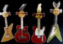 Hard Rock Cafe Cancun Boxed Set of 10 Wall Guitars