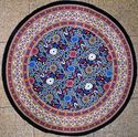 Sunflower Print Round Cotton Tablecoth-66 Inch- Ye