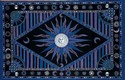 Nice Celestial Sun Moon & Star Throw Tapestry Wall