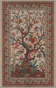 Nice Beige Tan Tree of Life Throw Tapestry Table C