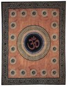 Om Print Cotton Throw Tapestry Table Cloth Coverle