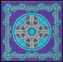 Scarf Celtic Knot 100% Silk Absolutely Amazing