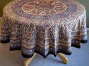 Tablecloth Beautiful "Kalamkari" Block Print Cotto