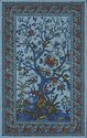 Beautiful Blue Tree of Life Throw Tapestry Table C