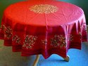 French Tablecloth Provencal Olives Acrylic Coated 