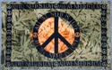 Beautiful Peace Sign Cotton Wall Hanging, Tapestry