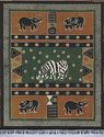 Heavy Cotton African Print Tapestry Throw Table cl