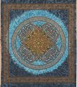 Celtic Wheel of Life Tie Dye Tapestry Throw Table 