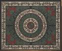 Mandala Good Luck Elephant Print Tapestry Tableclo