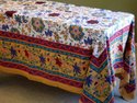 Rectangular Gorgeous Floral Design Table cloth Tap