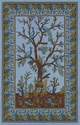 Tree of Life Peacock Throw Tapestry Tablecloth Spr