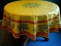 French Tablecloth - Provencal - Acrylic Coated - C