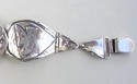 Watch women Handmade sterling silver and 9 k gold 