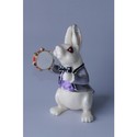 FABERGE RABBIT PLAYING TAMBOURINE trinket box Swar