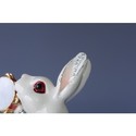 FABERGE RABBIT PLAYING TAMBOURINE trinket box Swar