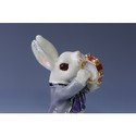 FABERGE RABBIT PLAYING TAMBOURINE trinket box Swar