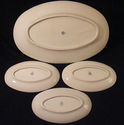 Israel Ceramics NAAMAN Fish Plates Set Of 4 Carp T
