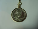 Very Nice Gold Keychain With 1918 Illinois Centen