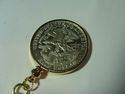  Very Nice Gold Keychain With 1918 Illinois Centen