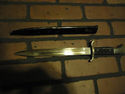 WW2 German fireman dagger knife bayonet sword scab