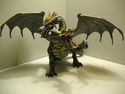 Papo 2005 two headed green Dragon figure 