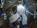 Papo Blue Dragon King blue and white cloak